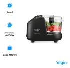 Mini Processador Elgin Turbo Press 150w Preto 110v Preto