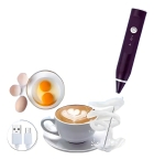 Mixer Elétrico Portátil Recarregável 2 em 1 Design Moderno Uso Doméstico e Profissional Prático Leve Versátil Fácil Limpeza Bahrein