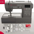 Máquina De Costura Singer Hd6805c Bivolt Heavy Duty 300 Pontos Forte e Robusta Costura 15 Camadas De Jeans Completa C/ Pedal e Acessórios