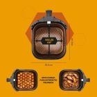 Air Fryer Philco 5,5l Cesto Quadrado 1500w Paf55a Cor Preto