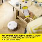 Robô Aspirador de Pó Kärcher RCV 2 com Navegação e Controle Remoto ? Bivolt.