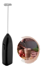 Mini Mixer Elétrico De Inox E Plástico Preto - Lyor