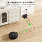 Robô Aspirador e Lavador Inteligente Ropvacnic S1 7000PA WiFi Automático Preto