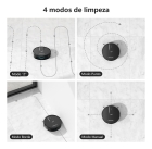 Robô Aspirador e Lavador Inteligente Ropvacnic S1 7000PA WiFi Automático Preto