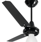 Ventilador Teto Loren-sid Diplomata Lumi M3 3 Pás Preto 220v