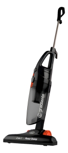 Aspirador De Pó Elétrico Gradiente Vertical 2 Em 1 1200w Cor Preto