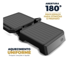 Grill Britânia Abertura 180º 520w Bgr06a Dura Mais Cor Preto