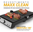 Grill E Sanduicheira 2 Em 1 Chapa Com Abertura 180° Pgr50a Philco Cor Preto
