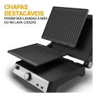 Grill E Sanduicheira 2 Em 1 Chapa Com Abertura 180° Pgr50a Philco Cor Preto