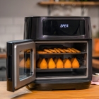 Fritadeira Elétrica Wap Air Fryer Oven Digital Black Inox 12 Litros com Revestimento Antiaderente