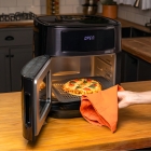 Fritadeira Elétrica Wap Air Fryer Oven Digital Black Inox 12 Litros com Revestimento Antiaderente