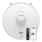 Robô Aspirador de Pó WAP ROBOT W4000 - Estação Autolimpante, Mapeamento LDS 360°, Passa Pano com MOP Giratório