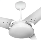 Ventilador de Teto Lustre Borda Infinita Pás MDF LED Amarelado 3000K Beltempo Mira