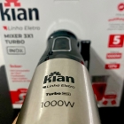 Kian Mixer Turbo 3 Em 1 Inox Misturadora 1000w 5 Velocidades Preto -