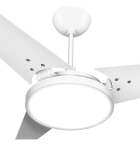Ventilador De Teto Pás De Mdf Branco/Branco Led 3000k Maya Beltempo