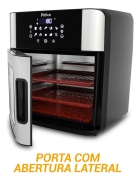 Fritadeira Air Fryer Philco PAF16A 4 Em 1 Painel Digital 16l