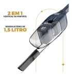 Aspirador De Pó Vertical Britânia 2 Em 1 1400w Bas30 1,5l Cor Azul