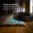 Robô Aspirador Ropo Smart Pet, Anti Pelos Com Conectividade Cor Preto