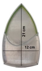 Sapata De Ferro Anti Brilho Teflon 2,0 Kg L-es-94a 21x12 Cor Cinza