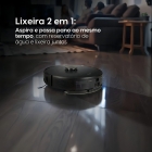 Robo Aspirador Ropo Smart Laser Alexa Google 3 Em 1 -