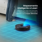 Robo Aspirador Ropo Smart Laser Alexa Google 3 Em 1 -