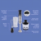 Mixer Misturador Multiuso 3 Em 1 Hamilton Beach 8 Velocidades Fouet E Copo -