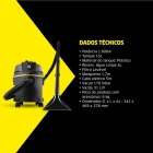 Limpadora Extratora De Estofados Kärcher Se 4 Black 1.600W Tanque de 15L - 5 em 1