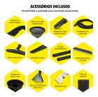 Limpadora Extratora De Estofados Kärcher Se 4 Black 1.600W Tanque de 15L - 5 em 1