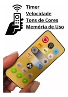 Ventilador de teto silencioso com 6 aspas, 3 velocidades, lâmpada LED, branco, 40W, Kaprot