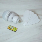 Ventilador de teto silencioso com 6 aspas, 3 velocidades, lâmpada LED, branco, 40W, Kaprot