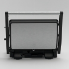 Sanduicheira e Mini Grill HQ 180º 1000W Antiaderente Inox HQ-SG002