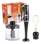 Mixer Turbo Chef 3 Em 1 250w Misturador Triturador E Fuet Sem Fio Portátil Mx4000 Oz