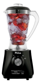 Multiprocessador C/batedeira 12 Em 1 Turbo 1000w Philco cor preto