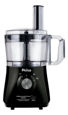 Multiprocessador C/batedeira 12 Em 1 Turbo 1000w Philco cor preto