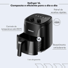 Fritadeira Air Fryer Itatiaia 4l Sem Oleo Timer De Até 60min