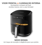 Fritadeira Sem Óleo Air Fryer Digital 5l Mondial Preto 20