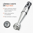 Mixer Turbo Inox Mondial Preto/inox 500w M-16-bi Cor Preto