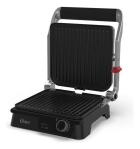 Grill Elétrico Multiuso Ogrl610 Inox 2 Em 1 Oster Preto/prata