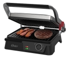Grill Elétrico Multiuso Ogrl610 Inox 2 Em 1 Oster Preto/prata
