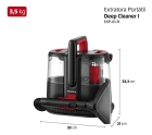 Extratora E Higienizadora Port&aacute;til Deep Cleaner I Mondial 16 Cor Preto