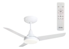 Ventilador de Teto Aliseu Alisclean Eco Led com Motor Inverter Estrutura Branco Diâmetro 90 cm Quantidade de Pás 3 Luminária Integrada 3 Cores