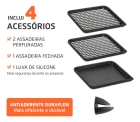 Fritadeira El&eacute;trica Afon-12l-Bg Forno Oven 12 Litros Preto Mondial