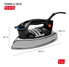 Ferro a Seco Mondial, 1250W - FS-01-BI
