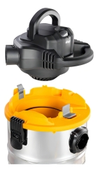 Aspirador de Pó e Água WAP GTW INOX 25 Com Soprador e Potência de 2000W