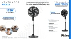 Ventilador De Coluna Philco 6 Pás 175w Pvc41a