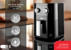 Fritadeira Sem Óleo Elétrica Air Fryer 4,5l Preto 1500w Fr4000 Oz Cesto Removível Com Timer