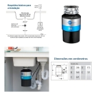 Triturador De Alimentos Pia Insinkerator Modelo 56 Ecológico