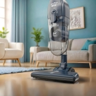 Aspirador De Pó Vertical Britânia 2 Em 1 1400w Bas30 1,5l Cor Azul