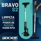 Aspirador de po Sem Fio Turbo filtro hepa Sixxis Limpeza Profunda De Poeira pelos e cabelo Cor Preto