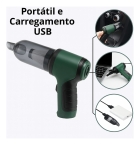 Mini Aspirador Pó Soprador Vácuo 3em 1 Portátil Recarregável Cor